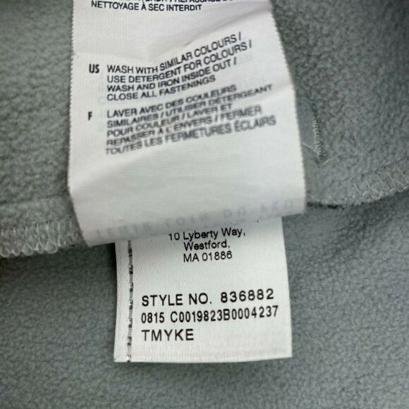 Puma Gray Long Sleeve Zip Up Stand Up Collar Track Jacket Size Medium - Picture 7 of 9